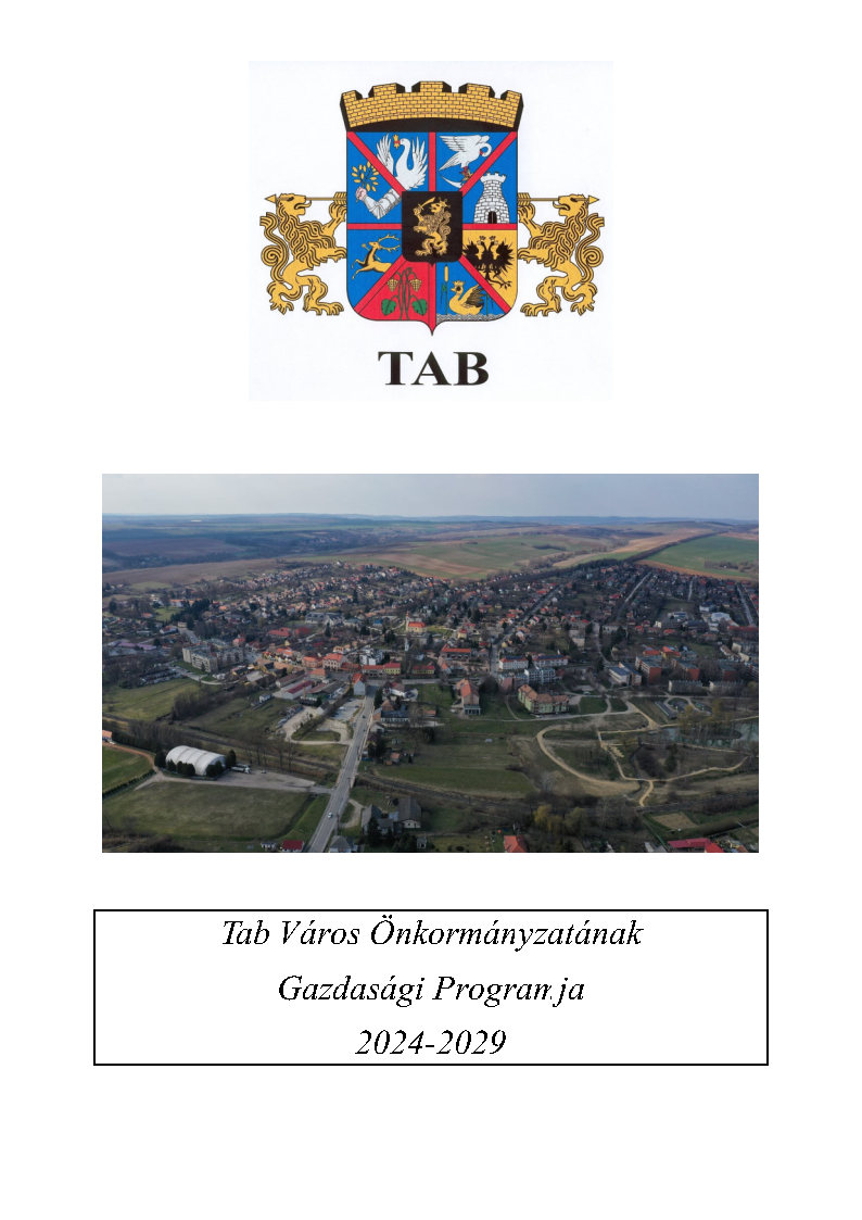 Tab Város Önkormányzatának Gazdasági Programja 2024-2029